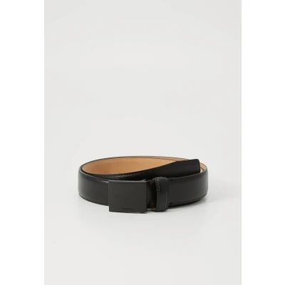 Abbildung von Calvin Klein LOGO Plaque Smooth Gürtel, Herren, Größe: 80, Black