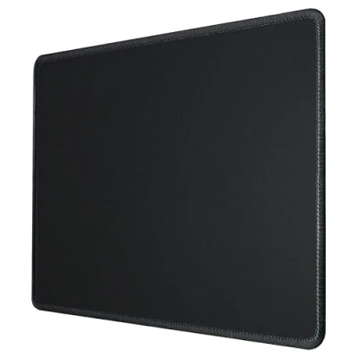 Abbildung von Silent Monsters Mauspad 250 x 200 mm Stoff Mousepad Schwarz Vernähter Rand rutschfest für Gaming Büro Office Homeoffice 24 20 cm Mouse Pad Mat Mausunterlage klein f alle Maus Arten