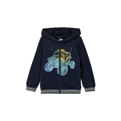 Abbildung von s.Oliver Sweatjacke für Kinder, Größe: 116/122, Navy