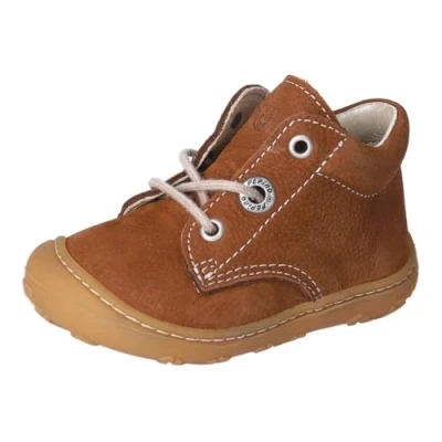 Abbildung von RICOSTA Mädchen und Jungen Stiefel Cory, Kinder Lauflernschuhe, Weite: Weit, lose Einlage, terracare, schnürstiefel, Booties, Curry (260), 24 EU