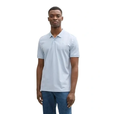 Abbildung von TOM Tailor Denim Poloshirt, Herren, Größe: Medium, Light blue grey