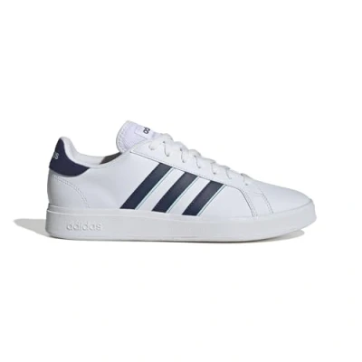 Abbildung von adidas Herren Grand Court Base 2.0 Shoes Schuhe, Cloud White/Dark Blue/semi Flash Aqua, 36 2/3 EU