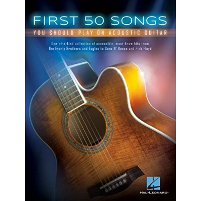 Abbildung von First 50 Songs You Should Play On Acoustic Guitar (Guitar Book): Noten, Sammelband für Gitarre