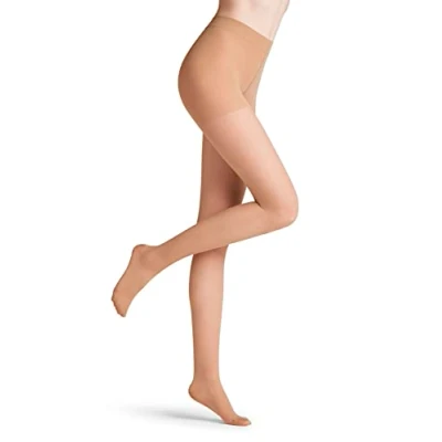 Abbildung von FALKE Damen Energize 30 DEN W TI transparent mit Kompression 1 Stück Strumpfhose, Beige (Cocoon 4059), S