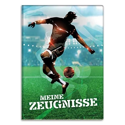 Abbildung von itenga Zeugnismappe Motiv Fussballer DIN A4