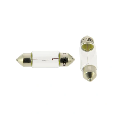 Abbildung von Michelin 008785 Glühlampe, Kennzeichenleuchte 12 5 C5W SV8,5 VOLKSWAGEN: Touran I, Golf 5, Caddy 3, AUDI: A4 B6 Avant, A6 C6 B5 Saloon