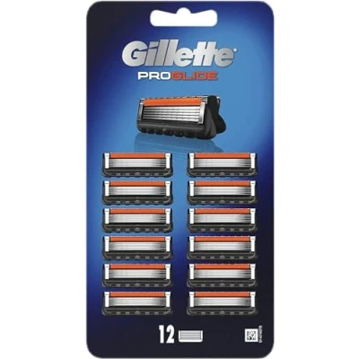 Abbildung von Gillette ProGlide Rasierklingen Men 12 Stück Nachfüller mit Präzisionstrimmer, 5 Anti Reibungs Klingen