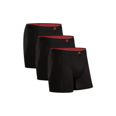 Abbildung von Danish Endurance 3 PACK Ultrasoft Boxershorts, Herren, Größe: XL, Black