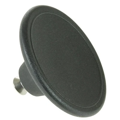 Abbildung von SPARES2GO 5,5 cm großer Griff Deckelknopf kompatibel mit Le Creuset Casserole Pot Dish Kochtopf (schwarz)