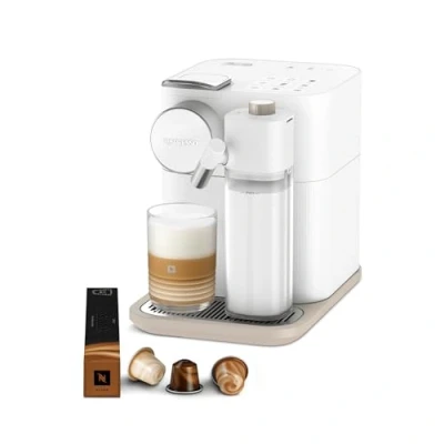 Abbildung von Nespresso De&#039;Longhi EN640.W Gran Lattissima Kaffeekapselmaschine mit automatischem Milchsystem,19 Bar Druck, 1400W,Weiß