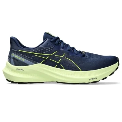Abbildung von Asics GT2000 12 GTX Laufschuh Stabilität, Herren, Größe: 40.5, Blue expanse/safety yellow Schuhe