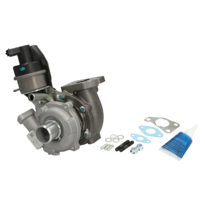 Abbildung von ELSTOCK 91 1432 Turbolader Abgasturbolader, mit linearem Positionssensor (LPS) pneumatisch Dichtungen OPEL: Astra J Hatchback