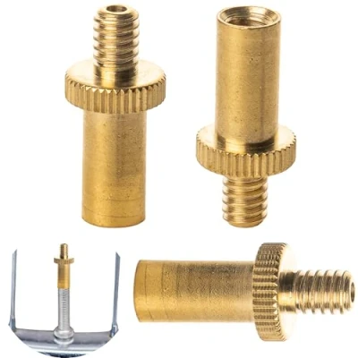 Abbildung von Adapter für Sclaverand Ventil auf Dunlop Ventil, 3 Pack, SV DV Fahrrad Adapter, Radventil, französisches Fahrrad, französisch Blitzventil