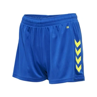 Abbildung von Hummel Hmlcore XK POLY kurze Sporthose, Damen, Größe: 44, True blue blazing yellow