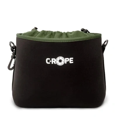 Abbildung von C Rope Kamerabeutel aus Neopren, Neopren Beutel mit Fleece Fütterung, wasserabweisend, Kamerazubehör Größe L