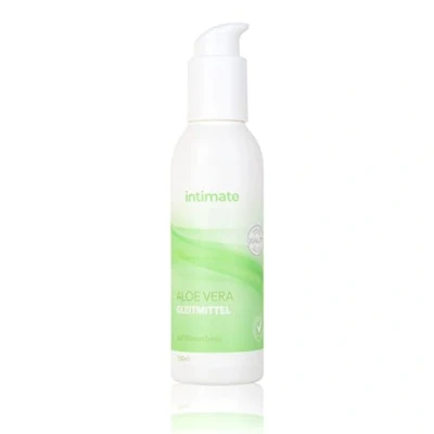 Abbildung von Intimate Aloe Vera Gleitmittel für Frauen Gleitgel auf Wasserbasis bei Scheidentrockenheit &amp; Wechseljahre Lubricant for Women trockene Haut 150ml