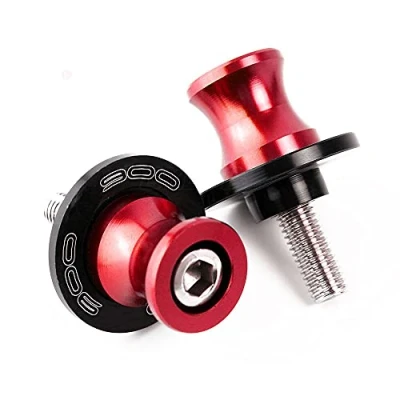 Abbildung von M8 Schwingenschutz Schwingenadapter Ständer Bobbins Spool Racingadapter Ständeraufnahme für Z900 2017 2020 Rot