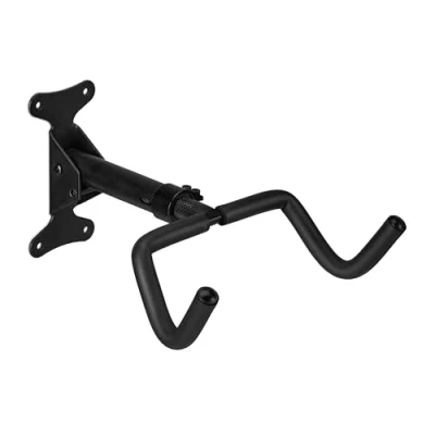 Abbildung von Relaxdays Fahrrad Wandhalterung, klappbar, Garage &amp; Keller, Tragkraft 30 kg, HxBxT: 18x27x36 cm, Fahrradhalter, schwarz