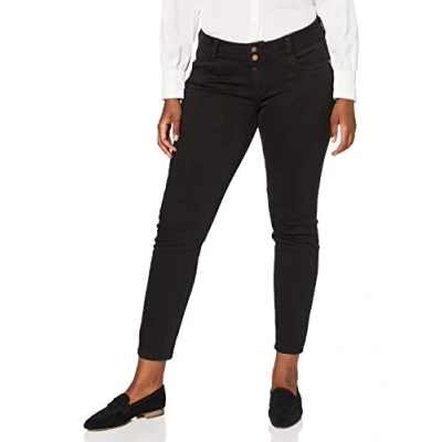 Abbildung von Timezone Damen Slim EnyaTZ Jeans, clean Black wash, 33/30