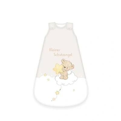 Abbildung von Herding babybest Schlafsack, Kleiner Schutzengel Motiv, 90 cm, Seitlich umlaufender Reißverschluss und Druckknöpfe
