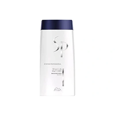 Abbildung von Wella SP Silver Blond Shampoo, 250 ml (1er Pack) Weiß Blau