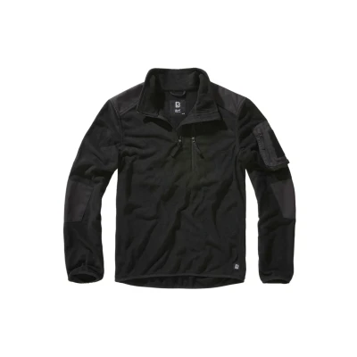 Abbildung von Brandit Troyer Ripstop Fleecejacke, Herren, Größe: 3XL, Black