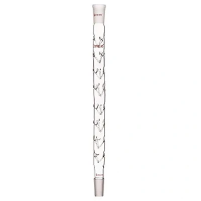 Abbildung von Stonylab Vigreux Destillateur Spalte Kondensator, 24/40 400 mm Länge Borosilikatglas Fraktionierkolonne Destillationskolonne Kolonne für Labor