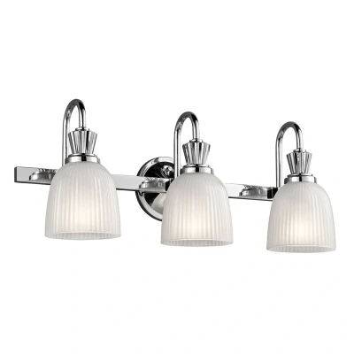 Abbildung von Kichler KL CORA3 BATH Wandleuchte Cora 3xG9 H:24,1 L:18,6 B:61 IP44 3000K