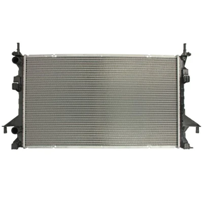 Abbildung von THERMOTEC D7R056TT Kühler, Motorkühlung Aluminium 680 398 40 Schaltgetriebe Kühlrippen gelötet RENAULT: CLIO 2, ESPACE 4
