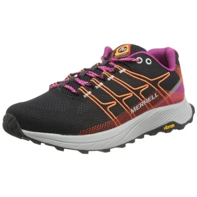 Abbildung von Merrell Damen Moab Flight Sneaker, Black Fuchsia, 40.5 EU