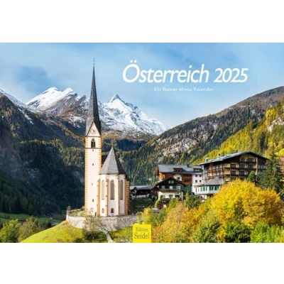 Abbildung von Edition Seidel Premium Kalender Österreich 2025 Format DIN A3 Wandkalender Europa Wien Steiermark Kärnten Karwendel Rainer Mirau