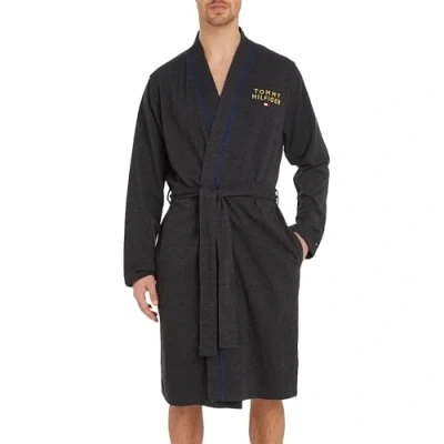 Abbildung von Tommy Hilfiger Bademantel, Herren, Größe: XL, Dark grey ht