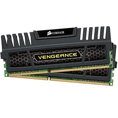 Abbildung von Corsair CMZ8GX3M2A1600C9 Vengeance 8GB Arbeitsspeicher ((2x 4GB) DDR3 1600 Mhz CL9) schwarz