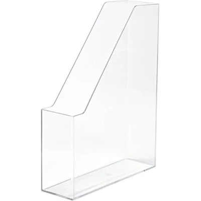 Abbildung von HAN Stehsammler i Line 2 STÜCK, eleganter, moderner High End für Hefte, Zeitschriften und Mappen bis Format A4/C4, transparent glasklar, 16501 23
