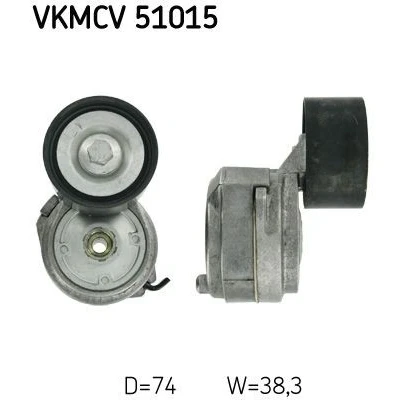 Abbildung von Spannrolle, Keilrippenriemen SKF VKMCV 51015