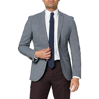 Abbildung von s.Oliver BLACK LABEL Herren 160.11.899.15.153.2064406 Business Anzug Jacke, Dark Blue Check, 98