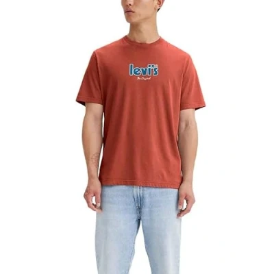 Abbildung von Levi&#039;s Relaxed FIT TEE Tshirt print Holiday poster chili reds, Herren, Größe: Medium, reds
