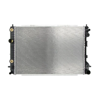 Abbildung von NRF EASY FIT 53104 Kühler, Motorkühlung Aluminium 653 458 40 mit Anbauteilen Kühlrippen gelötet OPEL: Omega B Saloon