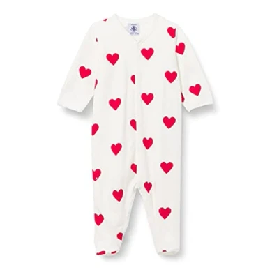 Abbildung von Petit Bateau DORS BIEN Y Chaud MAR Strampler für Kinder, Größe: 56, Marshmallow/terkuit