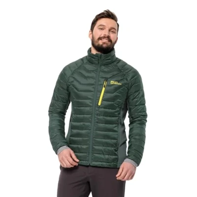 Abbildung von Jack Wolfskin Routeburn PRO Winterjacke Black olive firefly, Herren, Größe: Medium, firefly