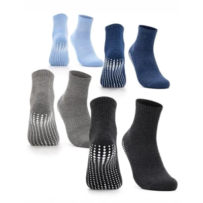 Abbildung von Occulto Damen Stoppersocken 2 4 Paar (Modell: Madeleine) PaarSchwarz,Grau,Navy,Blau 35 38