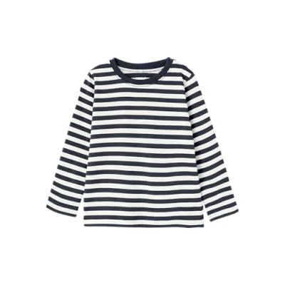 Abbildung von NAME IT Jungen Nmmsalmo Nreg Top Noos Langarmshirt, Dark Sapphire/Stripes:y/D Stripe, 104 EU