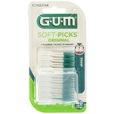 Abbildung von Gum SOFT PICKS Large DOPPELPACK (2x 40 Stück)