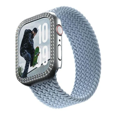 Abbildung von Bling Bumper für die Apple Watch 7 9 / SE 2024 41 mm Silber