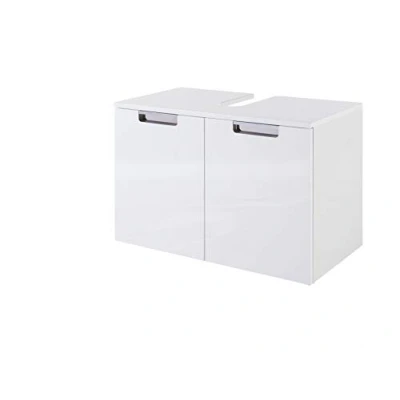 Abbildung von Schildmeyer Rilana 130513 Waschbeckenunterschrank, weiß glanz, 46,5 x 65 35 cm