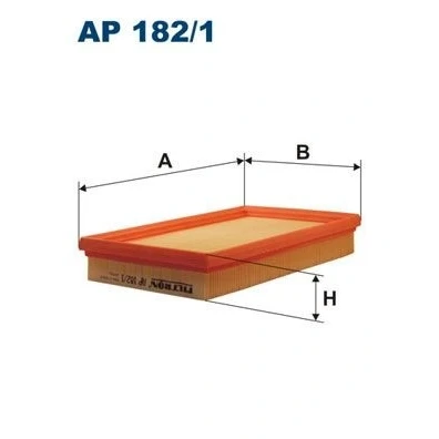 Abbildung von FILTRON AP 182/1 Luftfilter 41,5 157 258 Filtereinsatz