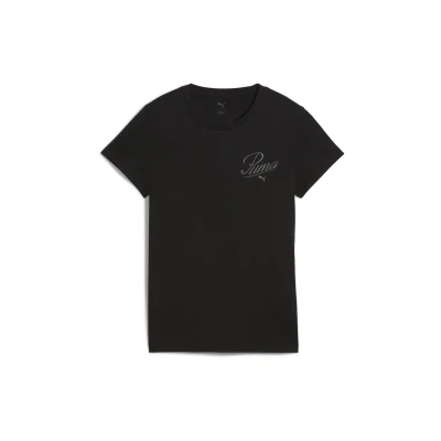 Abbildung von PUMA Unisex ESS Script Tee T Shirts, Black, S