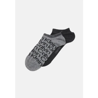 Abbildung von Calvin Klein Underwear Sneaker ALL OVER Print 2 PACK Füßlinge, Größe: 39 42, Mid grey