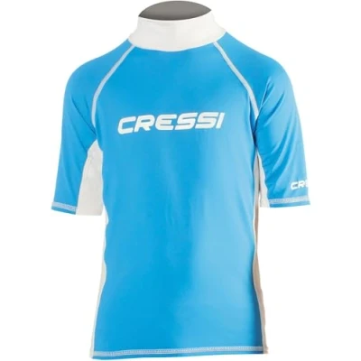 Abbildung von Cressi Kinder Rash Guard,Blau, S/2 (Herstellergröße:6 7 Jahre)