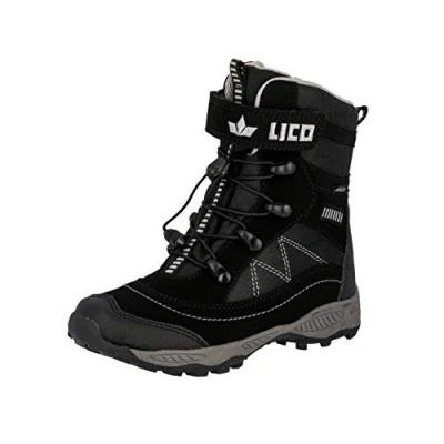 Abbildung von LICO Sundsvall Snowboot/Winterstiefel für Kinder, Größe: 37, Schwarz/grau Schuhe